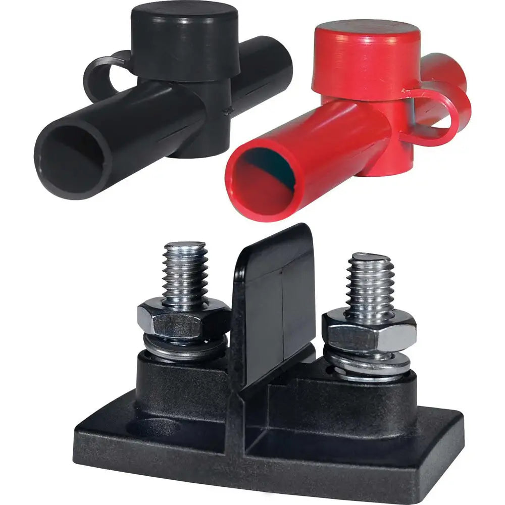 Blue Sea 2016 Dual PowerPost Cable Connectors - 2 X 5/16’’ [2016] - Busbars Connectors & Insulators