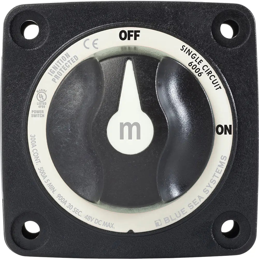 Blue Sea 6006200 Battery Switch Mini ON/OFF - Black [6006200] - Battery Management