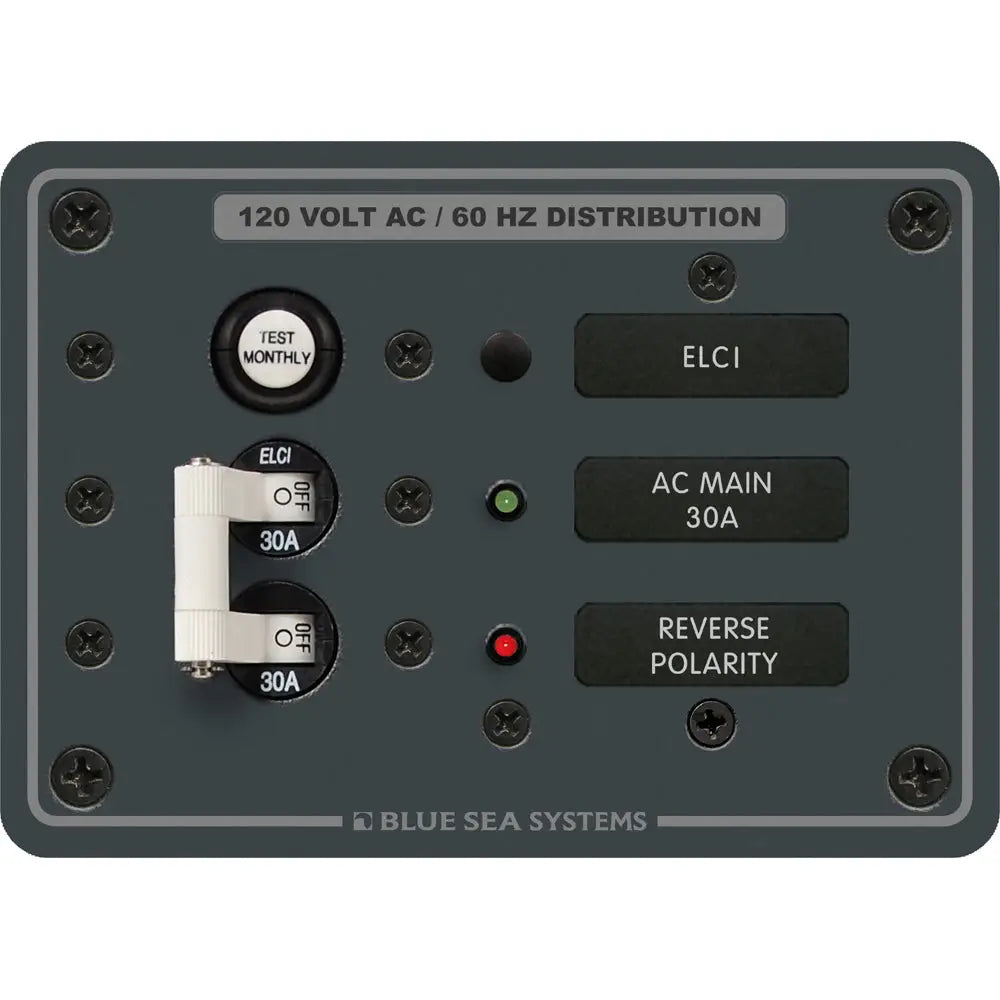 Blue Sea 8100 ELCI GFCI Panel [8100] - Electrical Panels