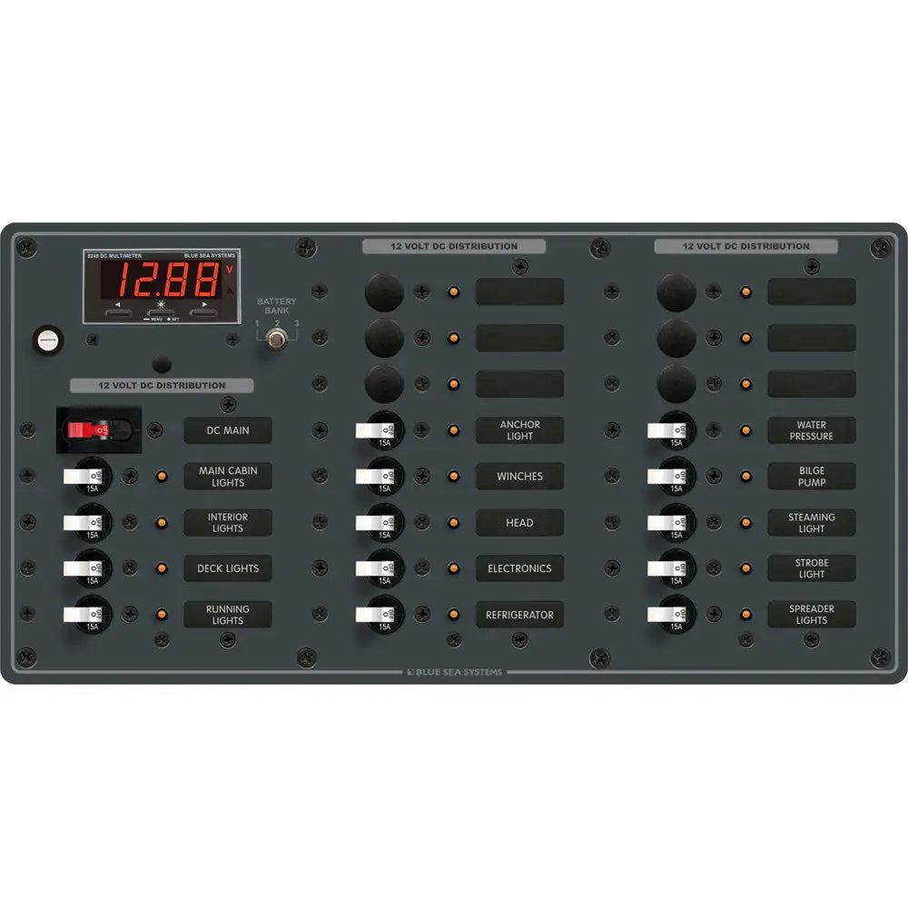 Blue Sea 8379 DC Main + 20 Positions [8379] - Electrical Panels