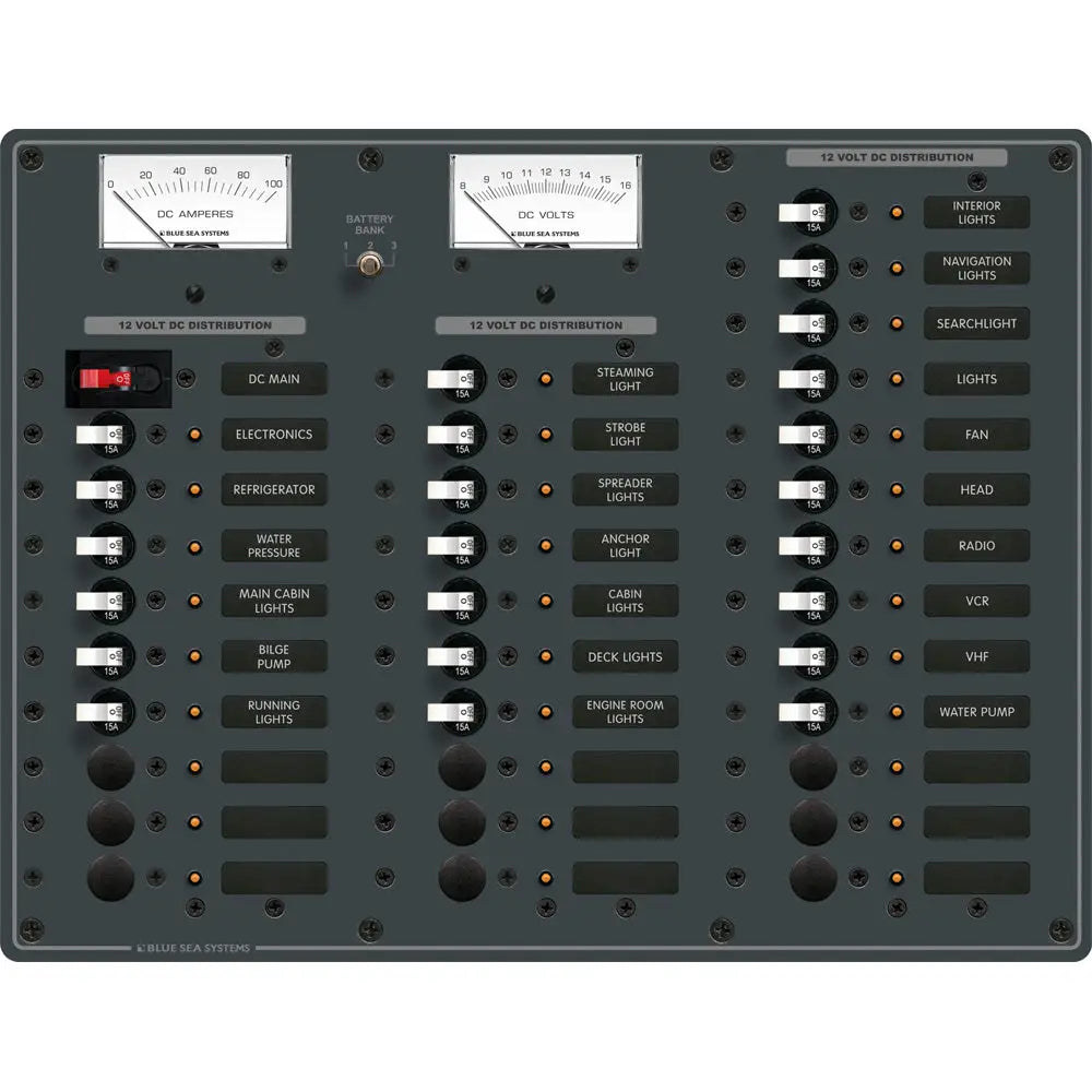Blue Sea 8382 DC Main + 35 Positions [8382] - Electrical Panels
