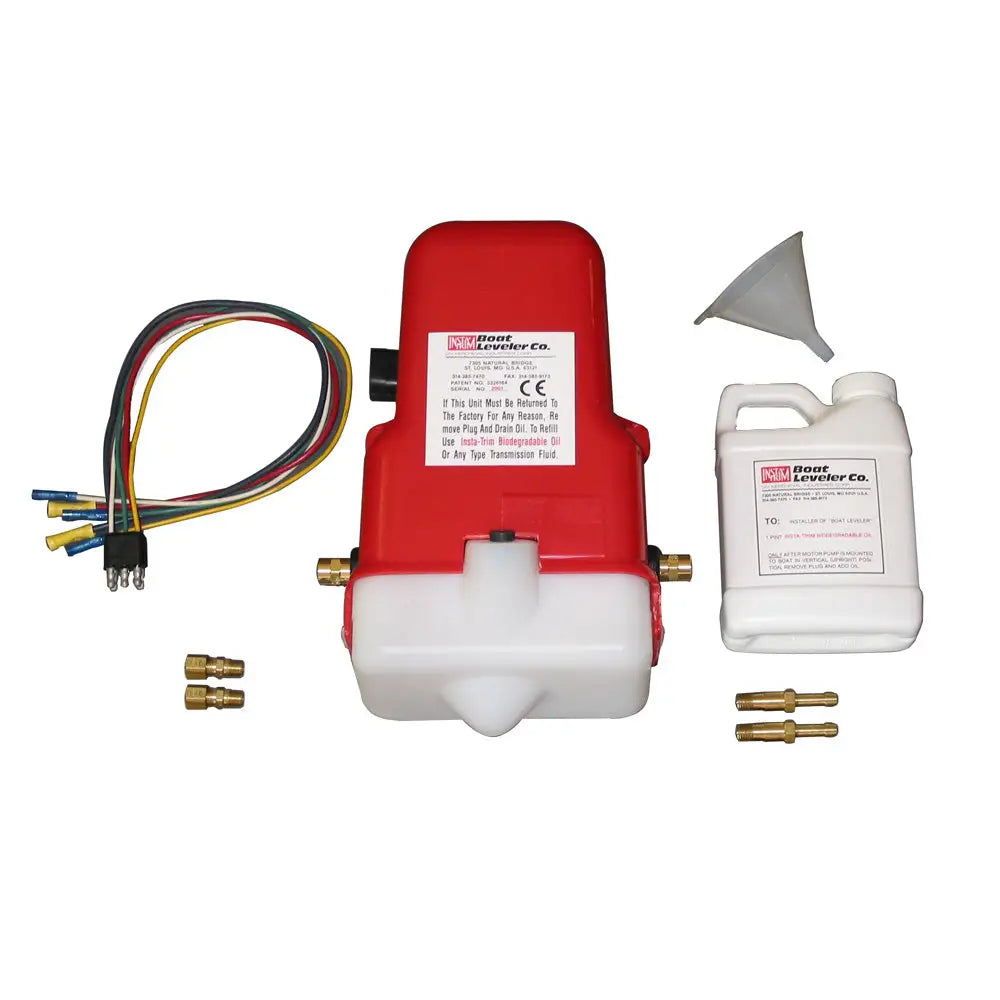 Boat Leveler 12vdc Universal Trim Tab Pump with Oil and Hose Fittings [12700UNIV] - Trim Tab Accessories