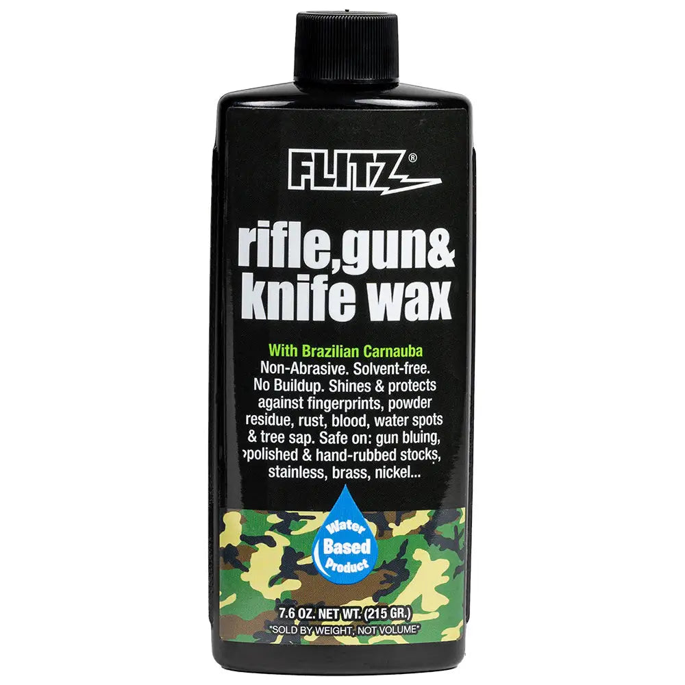 Flitz Rifle Gun & Knife Wax - 7.6 oz. Bottle [GW 02785] - Cleaning