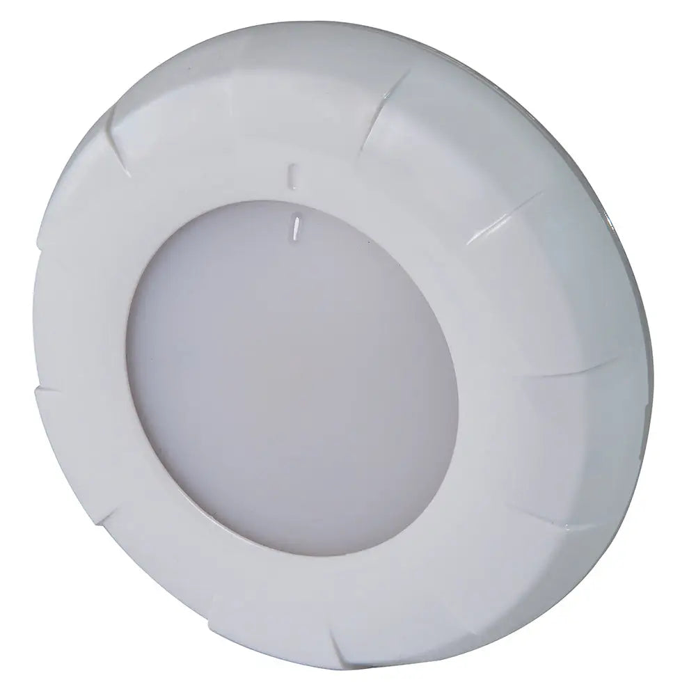Lumitec Aurora LED Dome Light - White Finish - White/Red Dimming [101076] - Dome/Down Lights