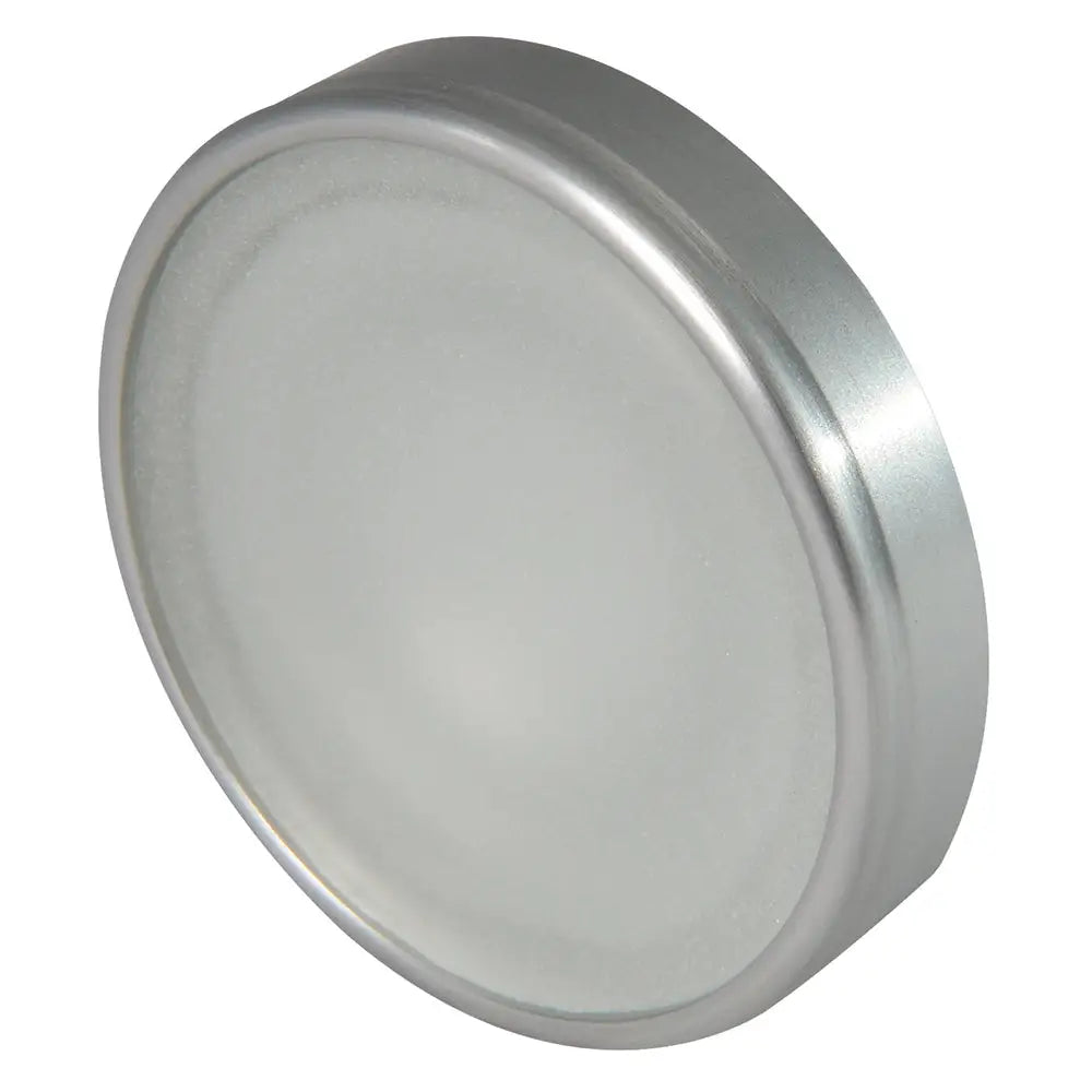 Lumitec Halo - Flush Mount Down Light - Brushed Finish - 4-Color White/Blue/Red/Purple Non-Dimming [112800] - Dome/Down