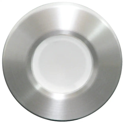 Lumitec Orbit - Flush Mount Down Light - Brushed Finish - White Non-Dimming [112503] - Dome/Down Lights