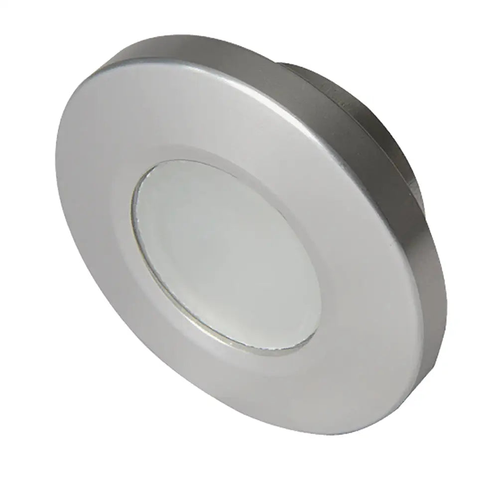 Lumitec Orbit - Flush Mount Down Light - Brushed Finish - White Non-Dimming [112503] - Dome/Down Lights