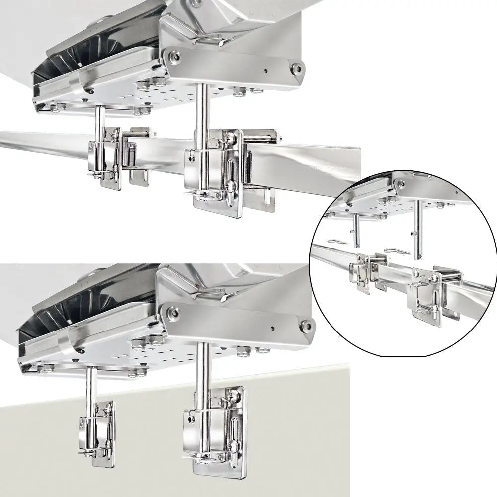 Magma Dual Side Bulkhead or Square/Flat Rail Mount [T10-540] - Deck / Galley
