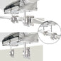 Magma Dual Side Bulkhead or Square/Flat Rail Mount [T10-540] - Deck / Galley