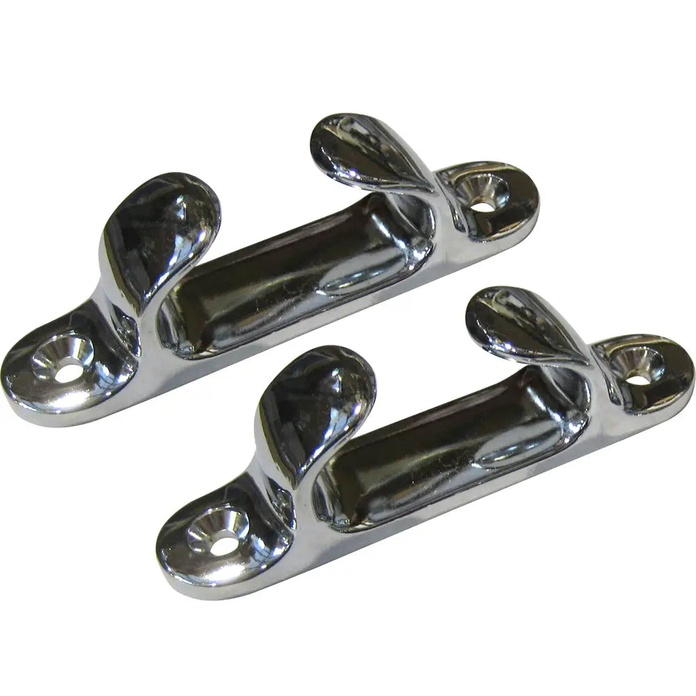 Perko 4’’ Straight Chock - Chrome Plated Zinc [1230DP0CHR] - Chocks