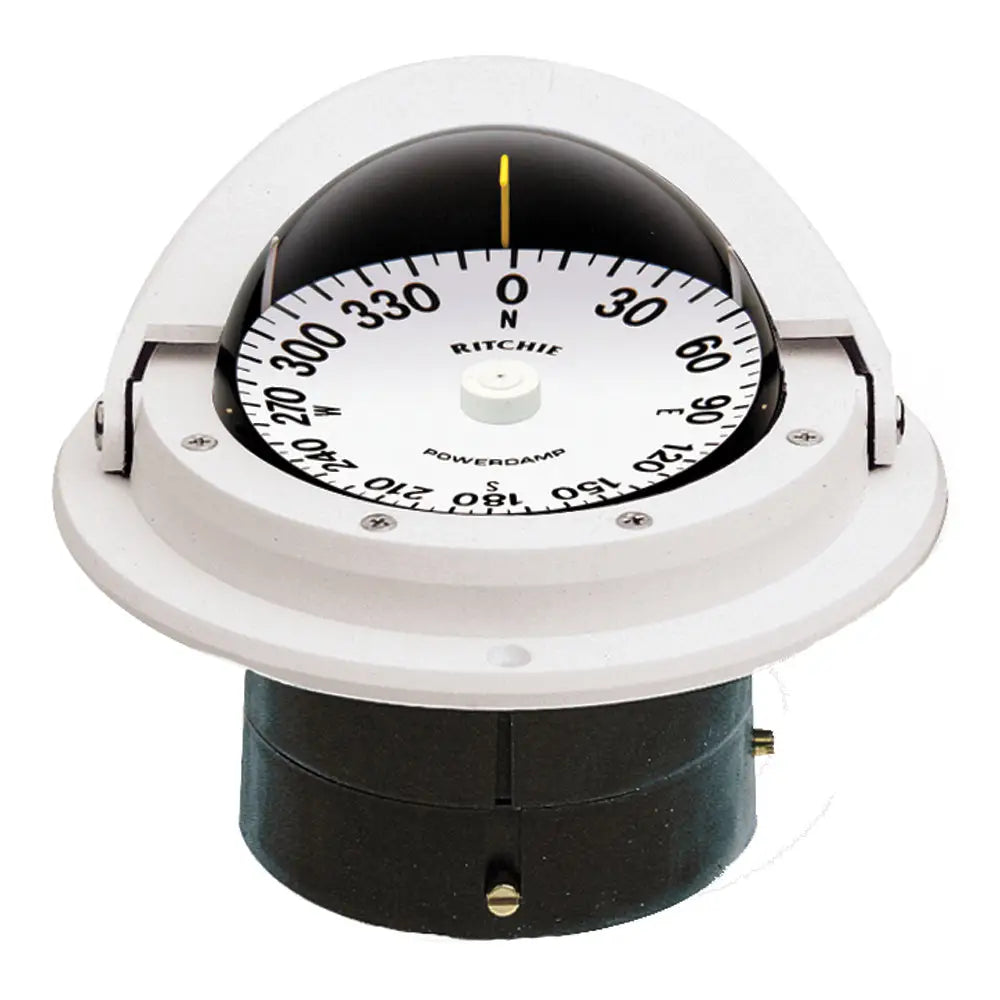 Ritchie F-82W Voyager Compass - Flush Mount - White [F-82W] - Compasses