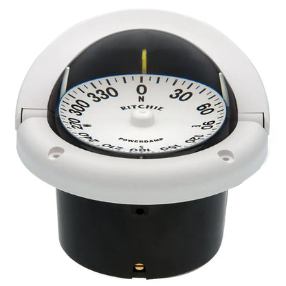 Ritchie HF-742W Helmsman Compass - Flush Mount - White [HF-742W] - Compasses