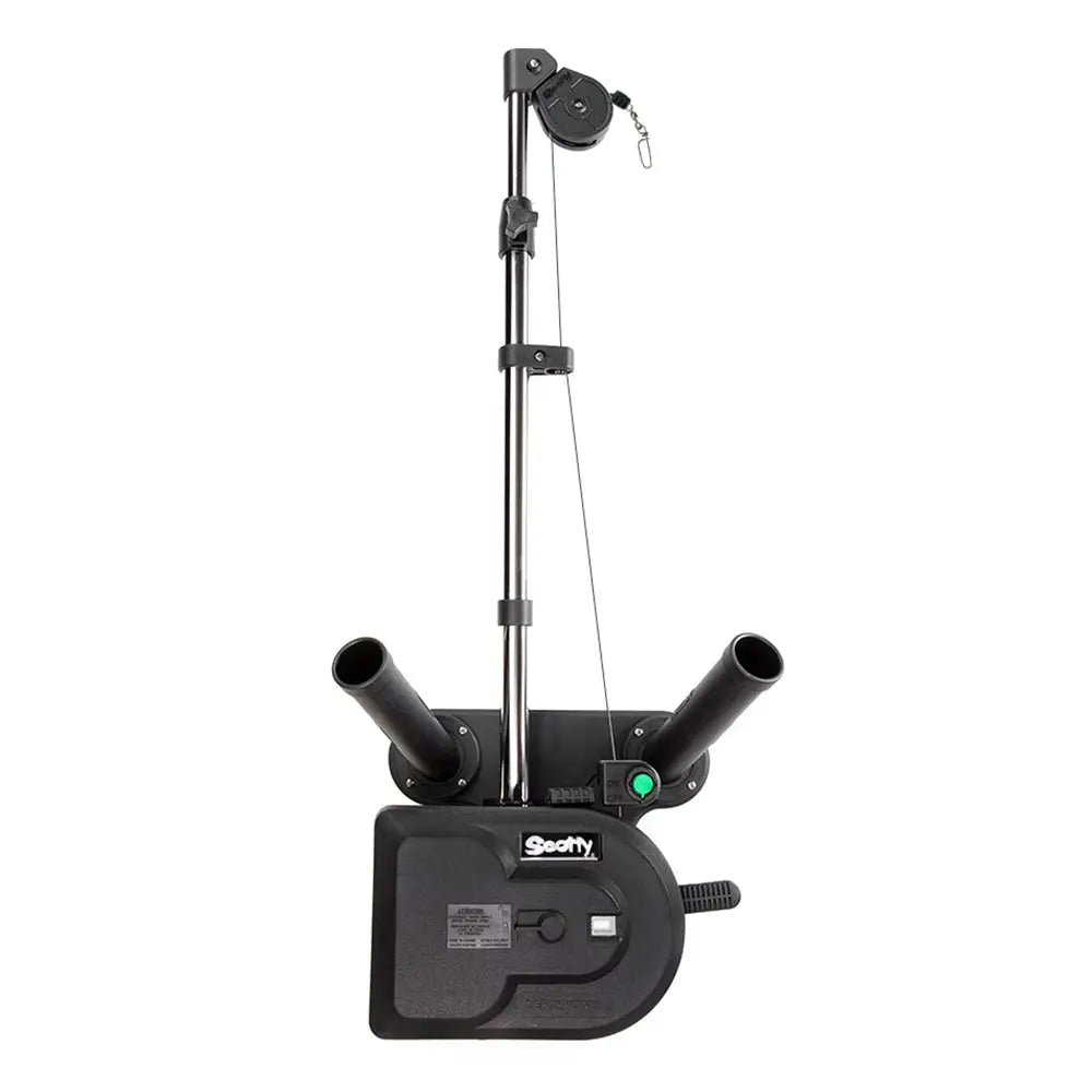 Scotty 1116 Propack 60’’ Telescoping Electric Downrigger w/ Dual Rod Holders and Swivel Base [1116] - Downriggers