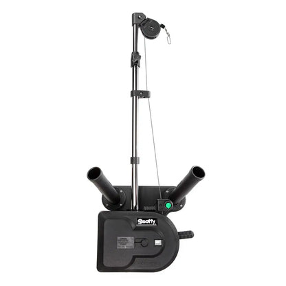 Scotty 1116 Propack 60’’ Telescoping Electric Downrigger w/ Dual Rod Holders and Swivel Base [1116] - Downriggers