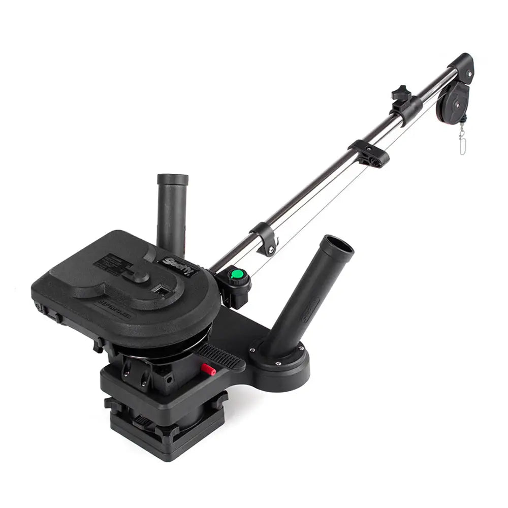 Scotty 1116 Propack 60’’ Telescoping Electric Downrigger w/ Dual Rod Holders and Swivel Base [1116] - Downriggers