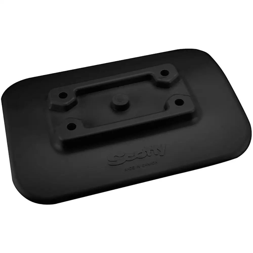 Scotty 341-BK Glue-On Mount Pad f/Inflatable Boats - Black [341-BK] - Rod Holders