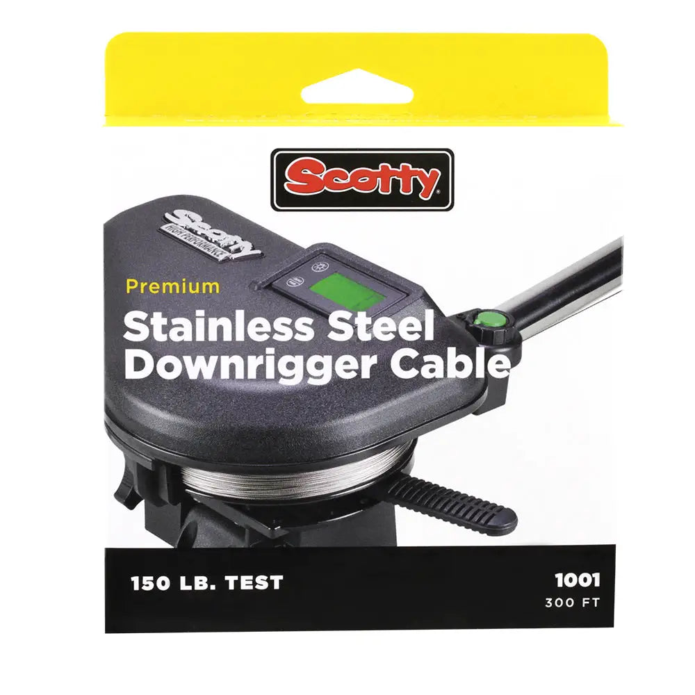 Scotty 400ft Premium Stainless Steel Replacement Cable [1002K] - Downrigger Accessories