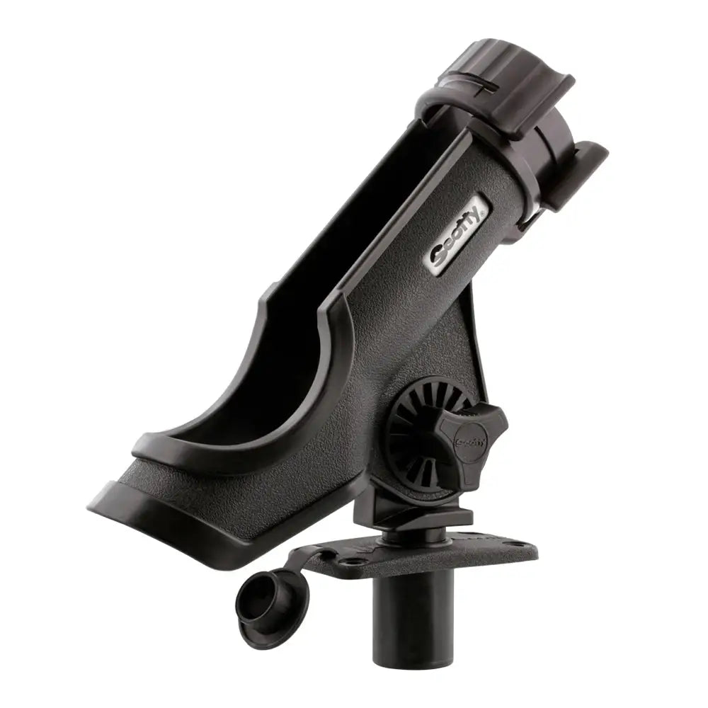 Scotty Powerlock Rod Holder Black w/244 Flush Deck Mount [231-BK] - Rod Holders