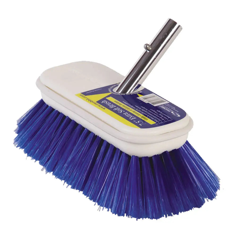 Swobbit 7.5’’ Extra Soft Brush - Blue [SW77340] - Cleaning
