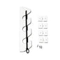 TACO 3-Rod Poly Bungee Rod Holder Rack - White [P03-133W] - Rod & Reel Storage