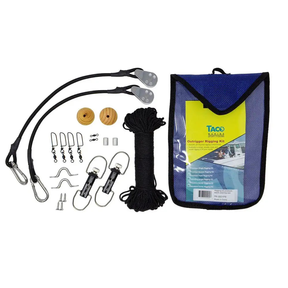 TACO Premium Rigging Kit - Single [RK-0001PB] - Outrigger Accessories