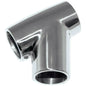 Whitecap 1’’ O.D. 60 Degree SS Universal Tee [6193C] - Rail Fittings