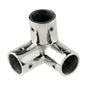 Whitecap 1’’ O.D. SS 3-Way Corner Fitting [6146C] - Rail Fittings