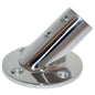 Whitecap ’ O.D. 45 Degree Round Base SS Rail Fitting [6014C] - Rail Fittings