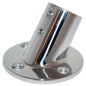 Whitecap ’ O.D. 60 Degree Round Base SS Rail Fitting [6040C] - Rail Fittings